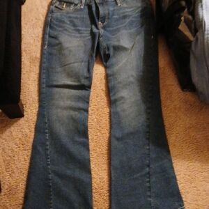 True Religion Dark Blue Flare Jeans